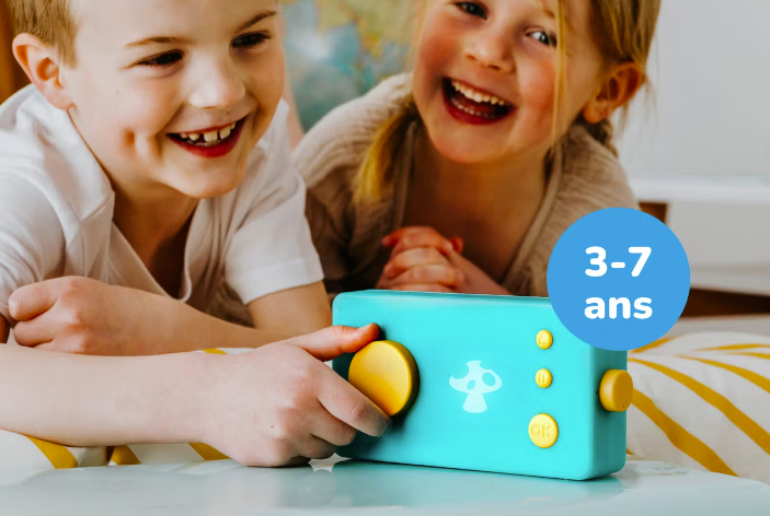 lunii ma fabrique à histoire, conteuse idéale pour les enfants de 3 ans pour s'inventer des histoires