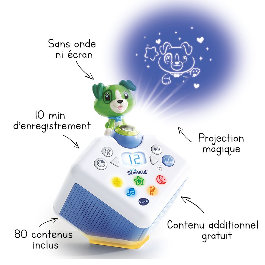 storikid, la boite à histoire vtech idéale à partir de 3 ans